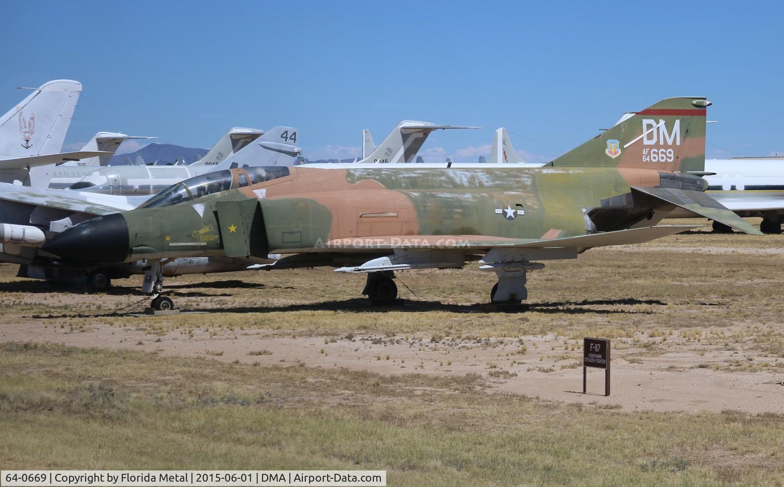64-0669, 1964 McDonnell F-4C Phantom II C/N 891, F-4C Phantom II - not sure if this is a bogus # or not.  I go to Joe Baughers's military serial site for my references and according to the site an F-4 with this number was shot down over Vietnam, could not locate any other 1964 F-4s with a similar number
