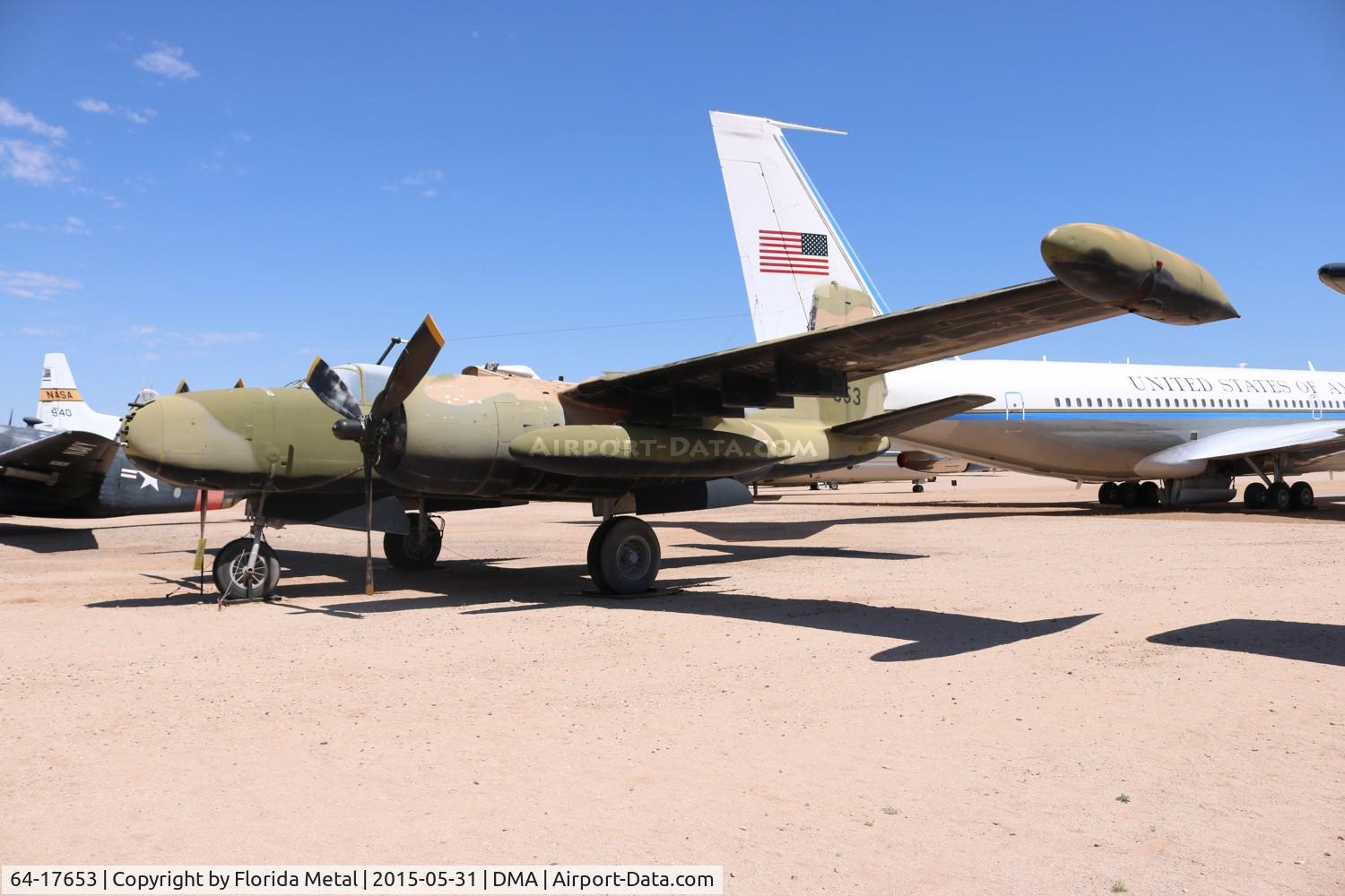 64-17653, Douglas-On Mark B-26K Counter Invader C/N 7091 (was 41-39378), A-26A redesignated B-26K