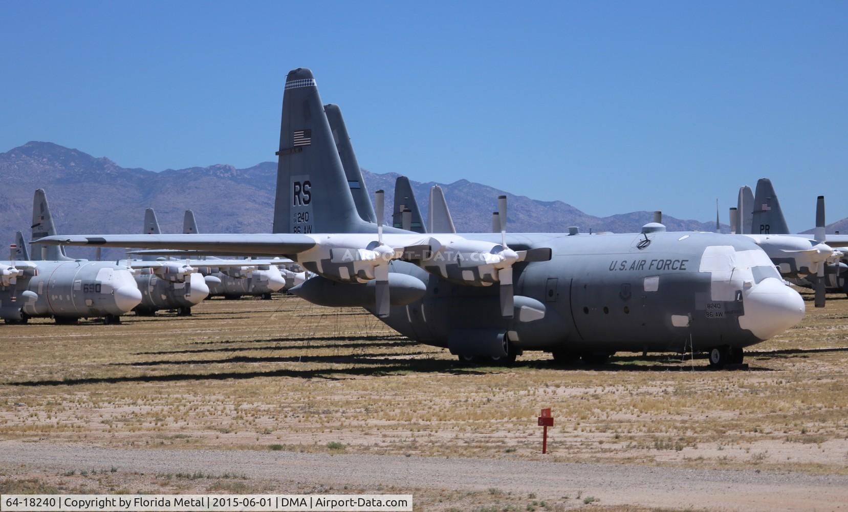 64-18240, Lockheed C-130E Hercules C/N 382-4105, C-130E