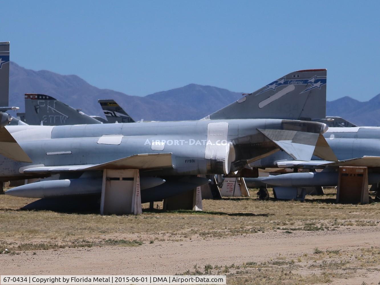 67-0434, 1967 McDonnell Douglas RF-4C Phantom II C/N 2780, RF-4C