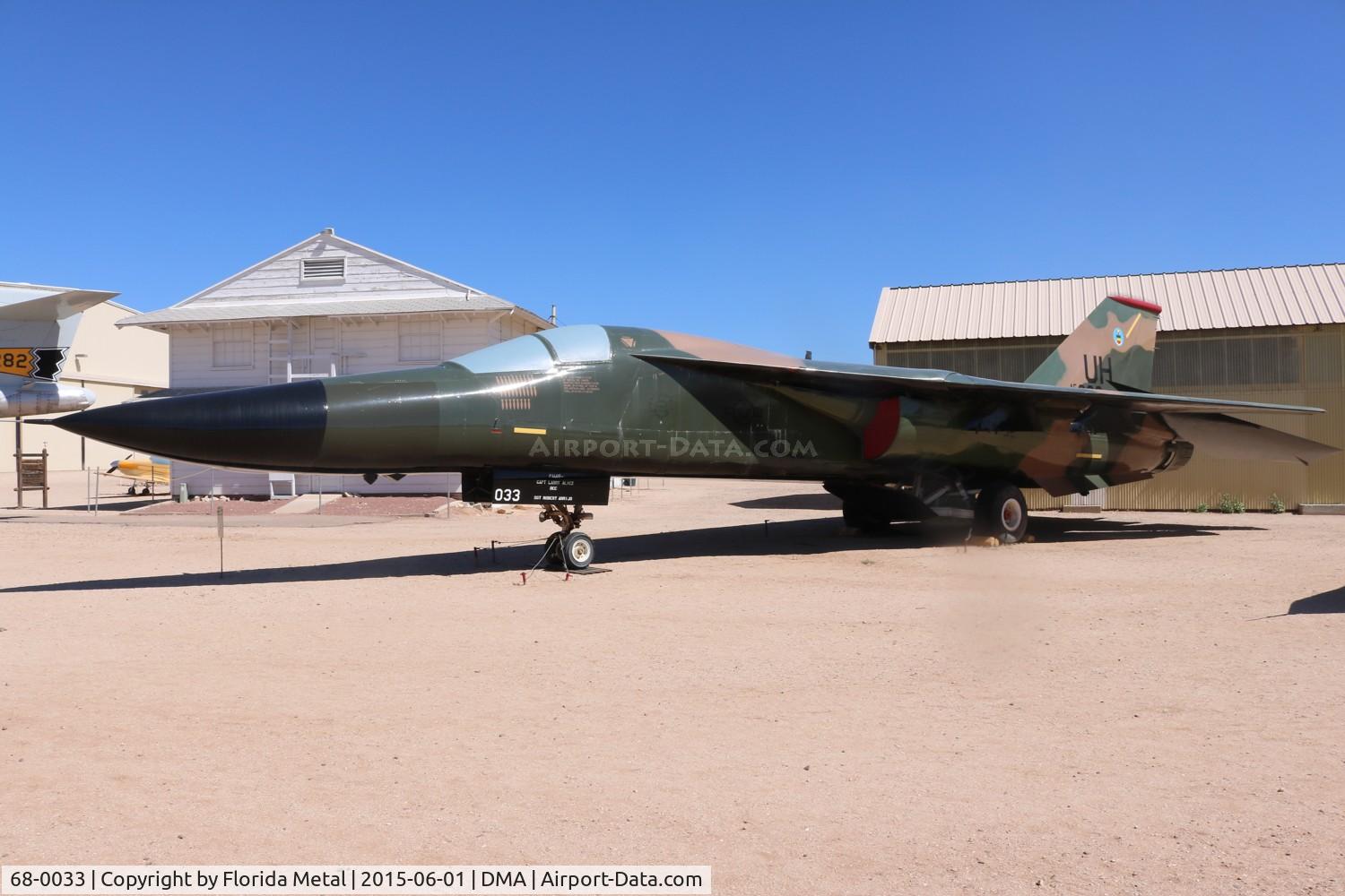 68-0033, 1968 General Dynamics F-111E Aardvark C/N A1-202, F-111E Aardvark