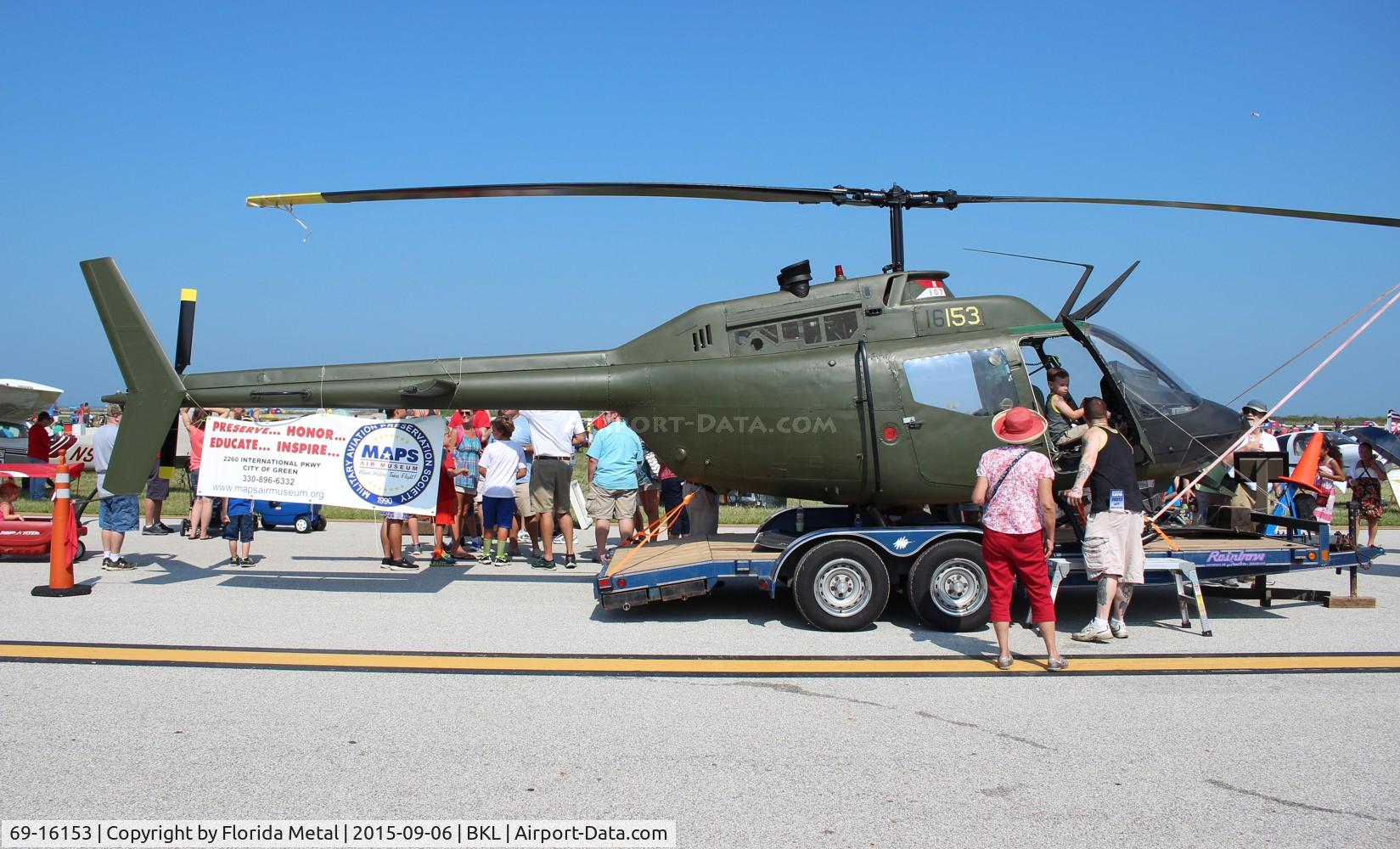 69-16153, 1969 Bell OH-58A Kiowa C/N 40374, OH-58A