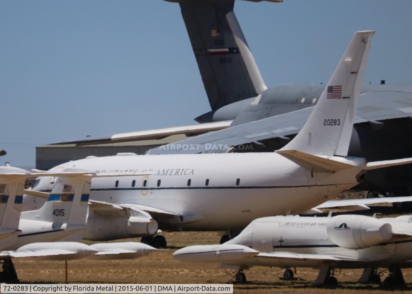 72-0283, 1972 Boeing CT-43A C/N 20690, Somewhat obstructed CT-43, new number for database