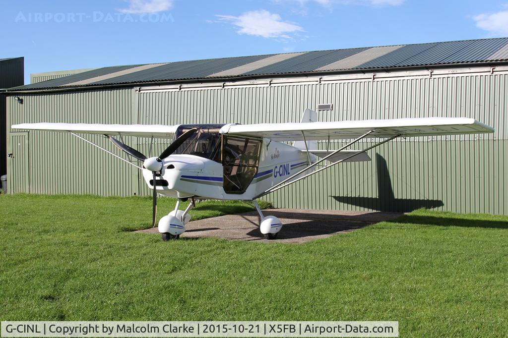 G-CINL, 2015 Skyranger Swift 912S(1) C/N BMAA/HB/647, Skyranger Swift 912S(1), a resident at Fishburn Airfield, October 21st 2015.