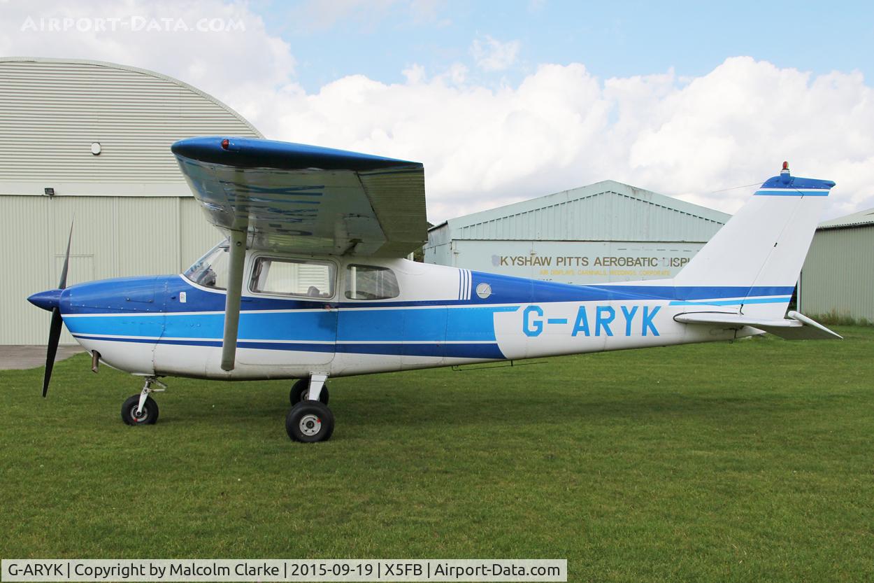 G-ARYK, 1962 Cessna 172C Skyhawk C/N 17249288, Cessna 172C Skyhawk, Fishburn Airfield, September 19th 2015.