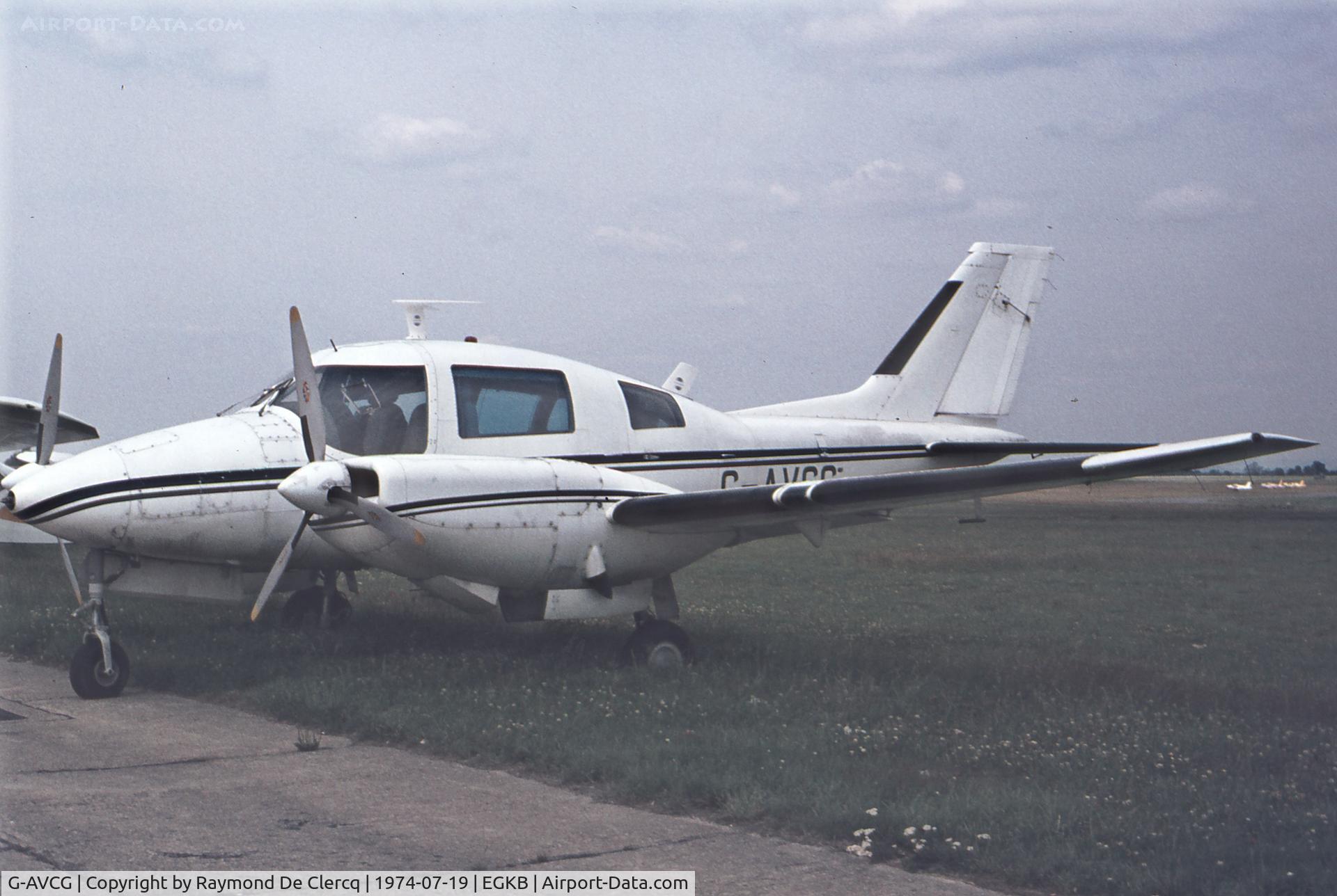 G-AVCG, 1967 Beagle B-206 Series 2 C/N B051, Biggin Hill 1974.