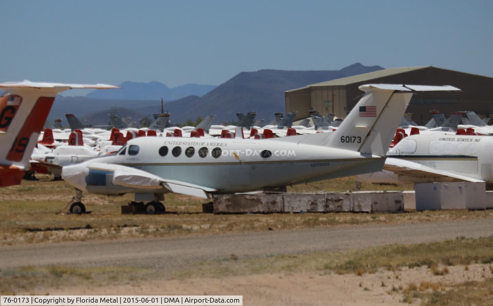 76-0173, 1976 Beech C-12A Huron C/N BD-030, C-12A Huron