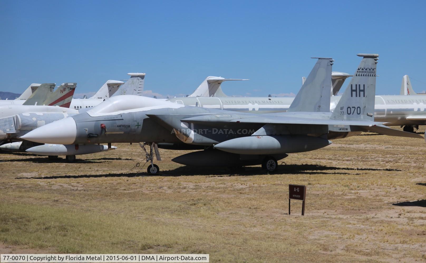 77-0070, McDonnell Douglas F-15A Eagle C/N 0344/A282, F-15A Eagle