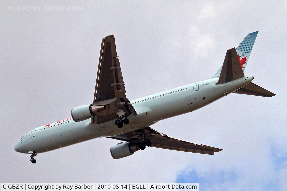 C-GBZR, 1992 Boeing 767-38E/ER C/N 25404, Boeing 767-38EER [25404] (Air Canada) Home~G 14/05/2010. On approach 27R.