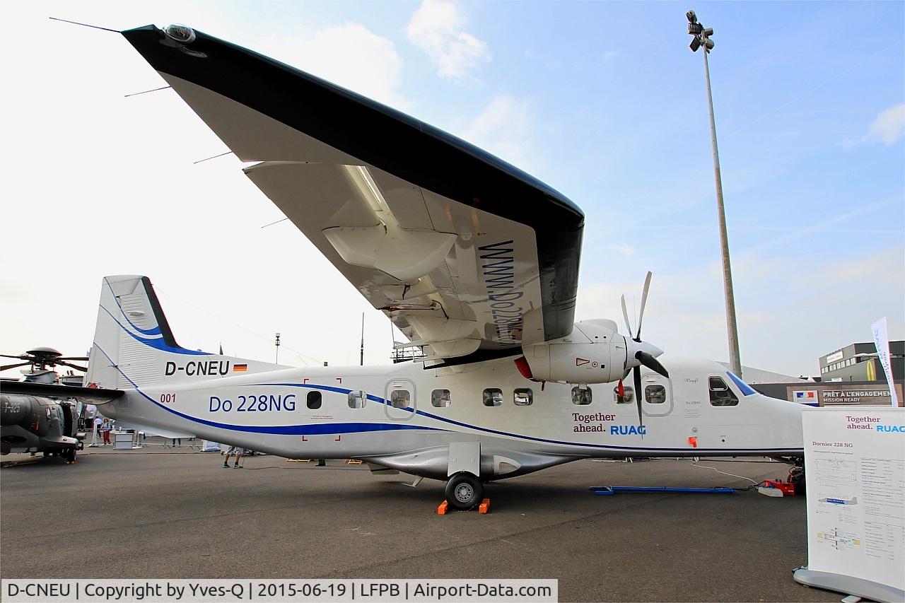 D-CNEU, 1992 Dornier 228-212 C/N 8206, Dornier 228-212, Static display, Paris-Le Bourget (LFPB-LBG) Air show 2015