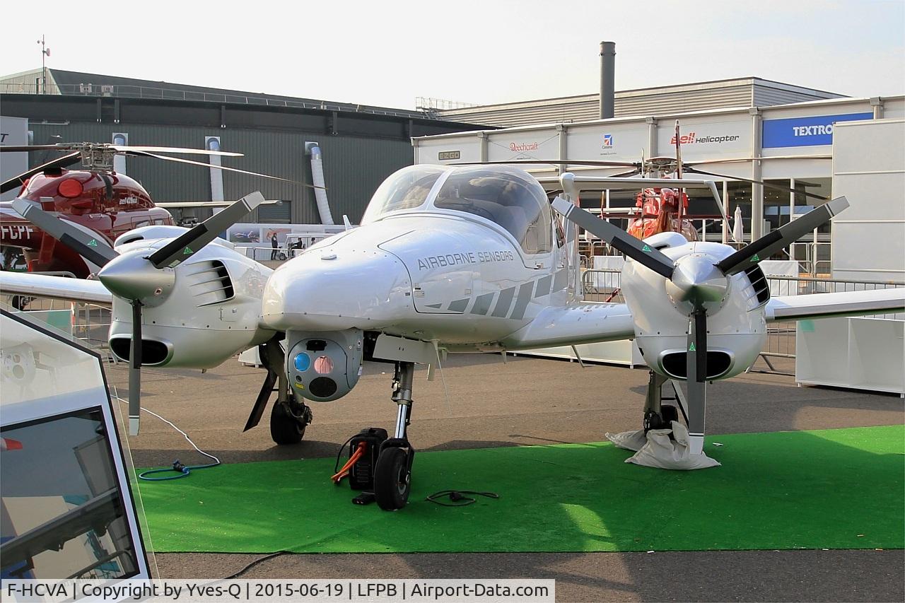 F-HCVA, Diamond DA-42MPP Twin Star C/N 42.007, Diamond DA-42MPP Twin Star, Static display, Paris-Le Bourget airport (LFPB-LBG) Air show 2015
