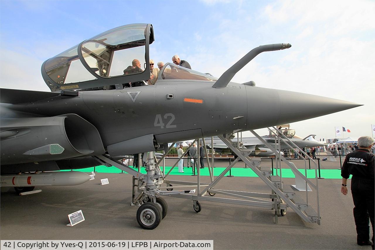42, 2015 Dassault Rafale M C/N 42, Dassault Rafale M, Static display, Paris-Le Bourget (LFPB-LBG) Air show 2015
