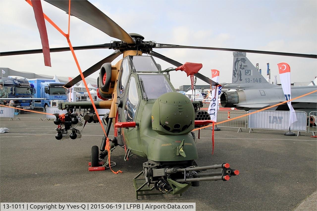 13-1011, AgustaWestland (TUSAS) T-129A ATAK C/N Not found 13-1011, AgustaWestland (TUSAS) T-129A ATAK, Static display, Paris-Le Bourget (LFPB-LBG) Air show 2015