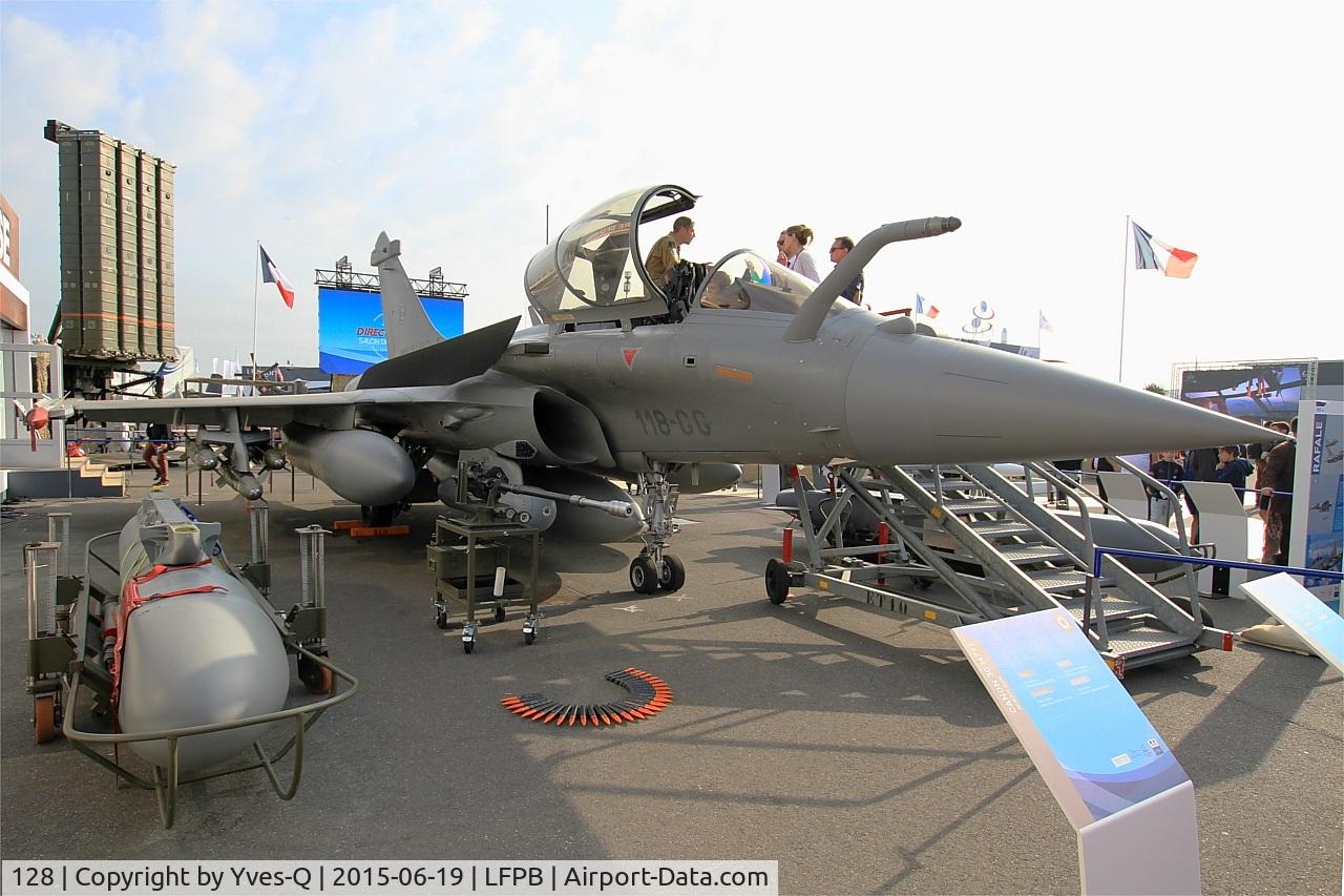 128, 2012 Dassault Rafale C C/N 128, Dassault Rafale C, Static display, Paris-Le Bourget (LFPB-LBG) Air show 2015