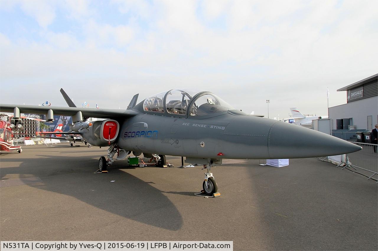 N531TA, 2013 Cessna E530 Scorpion C/N 721001, Textron AirLand Cessna E530 Scorpion, Static display, Paris-Le Bourget (LFPB-LBG) Air show 2015