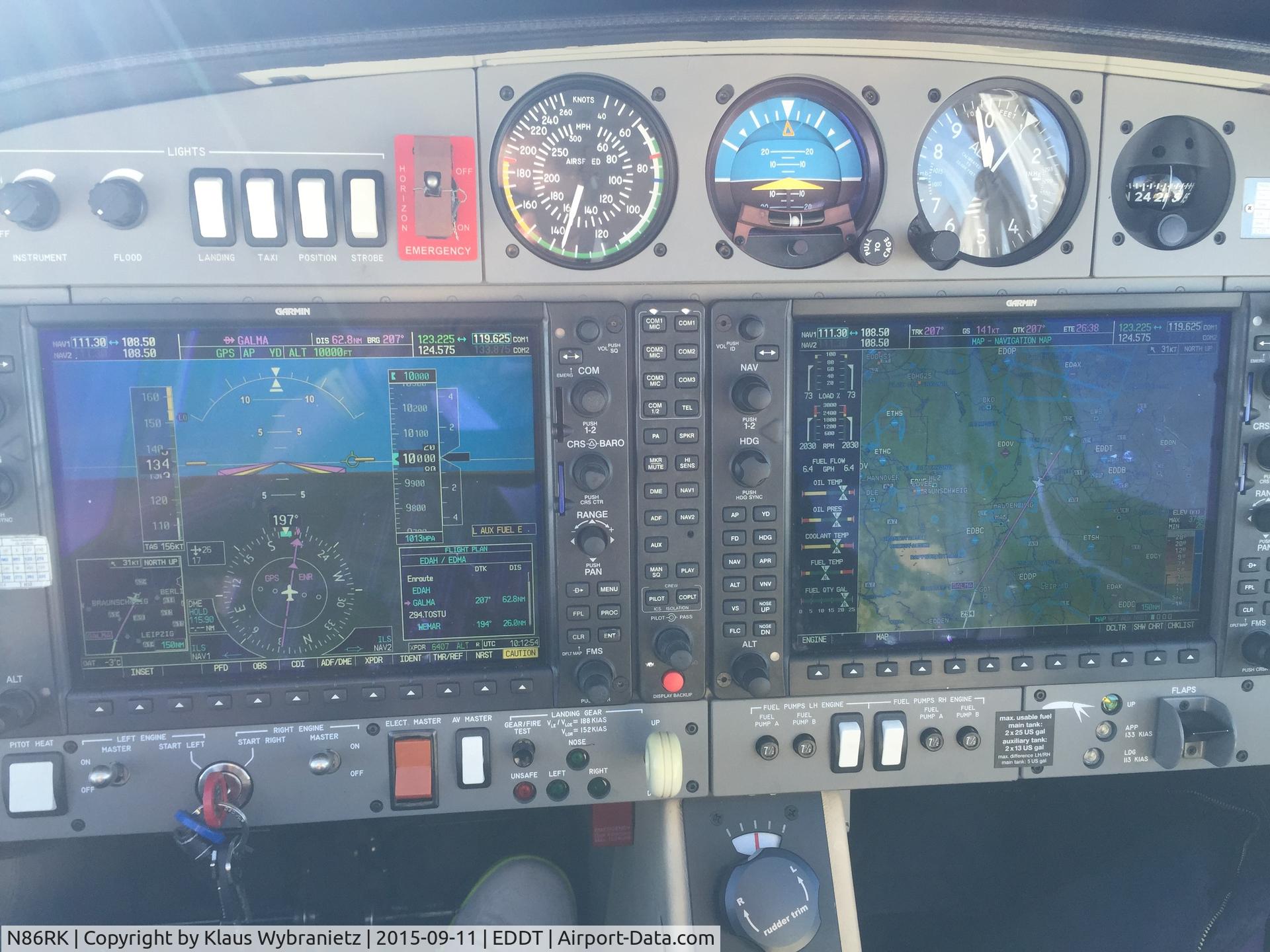 N86RK, 1976 Pitts S-1S Special C/N K-036, Cockpit View with G1000 and syn Vision