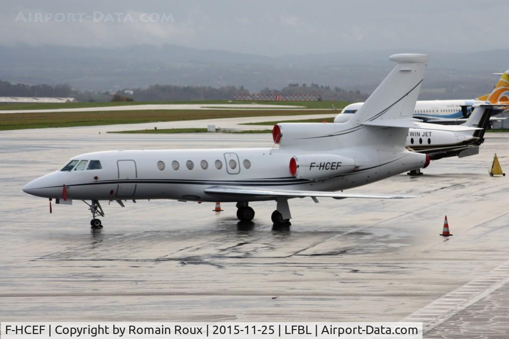 F-HCEF, 2001 Dassault Falcon 50EX C/N 306, Parked