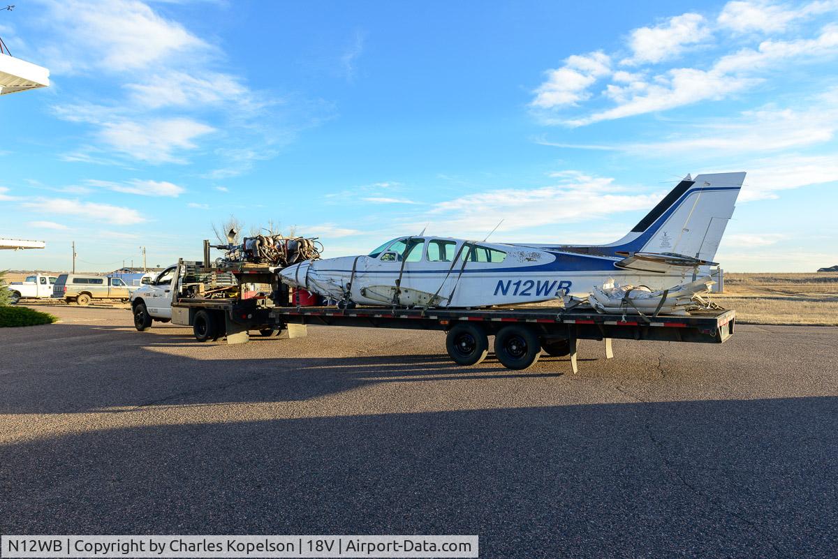 N12WB, 1969 Beech 56TC C/N TG-82, An eye witness told me after fully fueling up it crashed on takeoff on 11/22/2015. Evidently one of the doors was open and a startled pilot tried to go around & land after gaining 300 feet. He banked and over corrected. A family of 6 nobody was hurt.