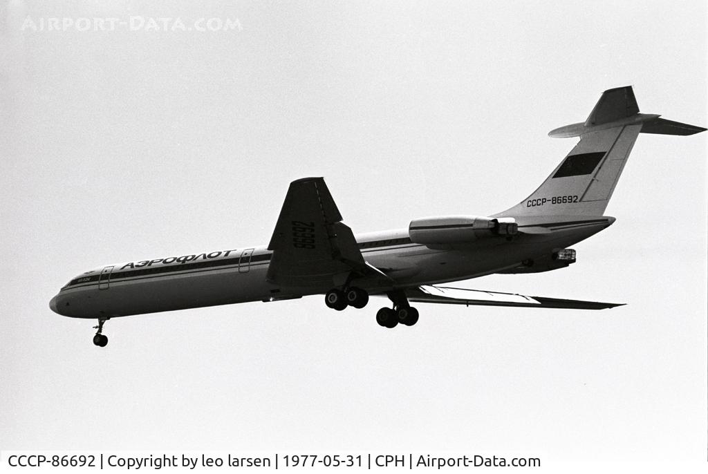 CCCP-86692, 1972 Ilyushin Il-62M C/N 11102, Copenhagen 31.5.77