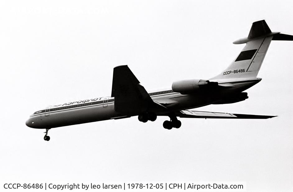 CCCP-86486, 1978 Ilyushin Il-62M C/N 3830123, Copenhagen 5.12.78