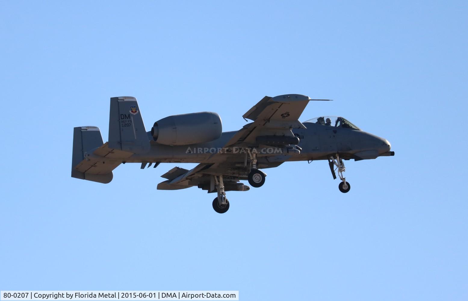 80-0207, 1980 Fairchild Republic A-10A Thunderbolt II C/N A10-0557, A-10A