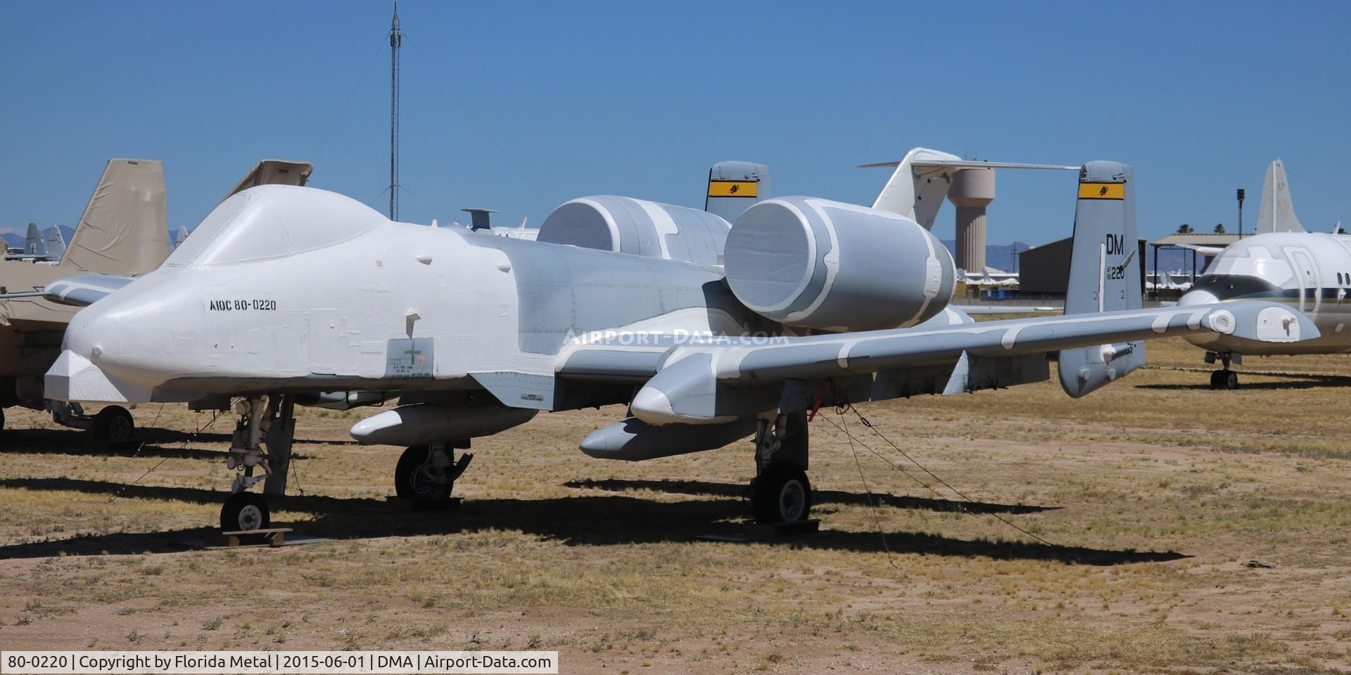 80-0220, 1980 Fairchild Republic A-10A Thunderbolt II C/N A10-0570, A-10A