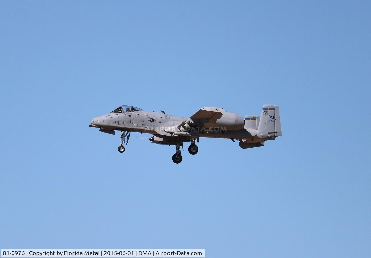 81-0976, 1981 Fairchild Republic OA-10A Thunderbolt II C/N A10-0671, OA-10A