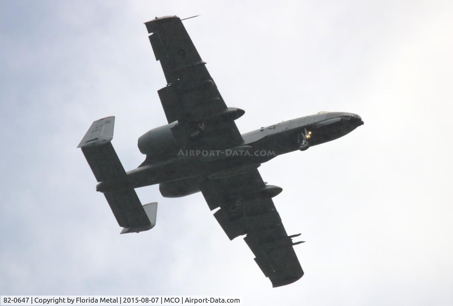 82-0647, Fairchild A-10A Thunderbolt II C/N A10-0695, A-10A