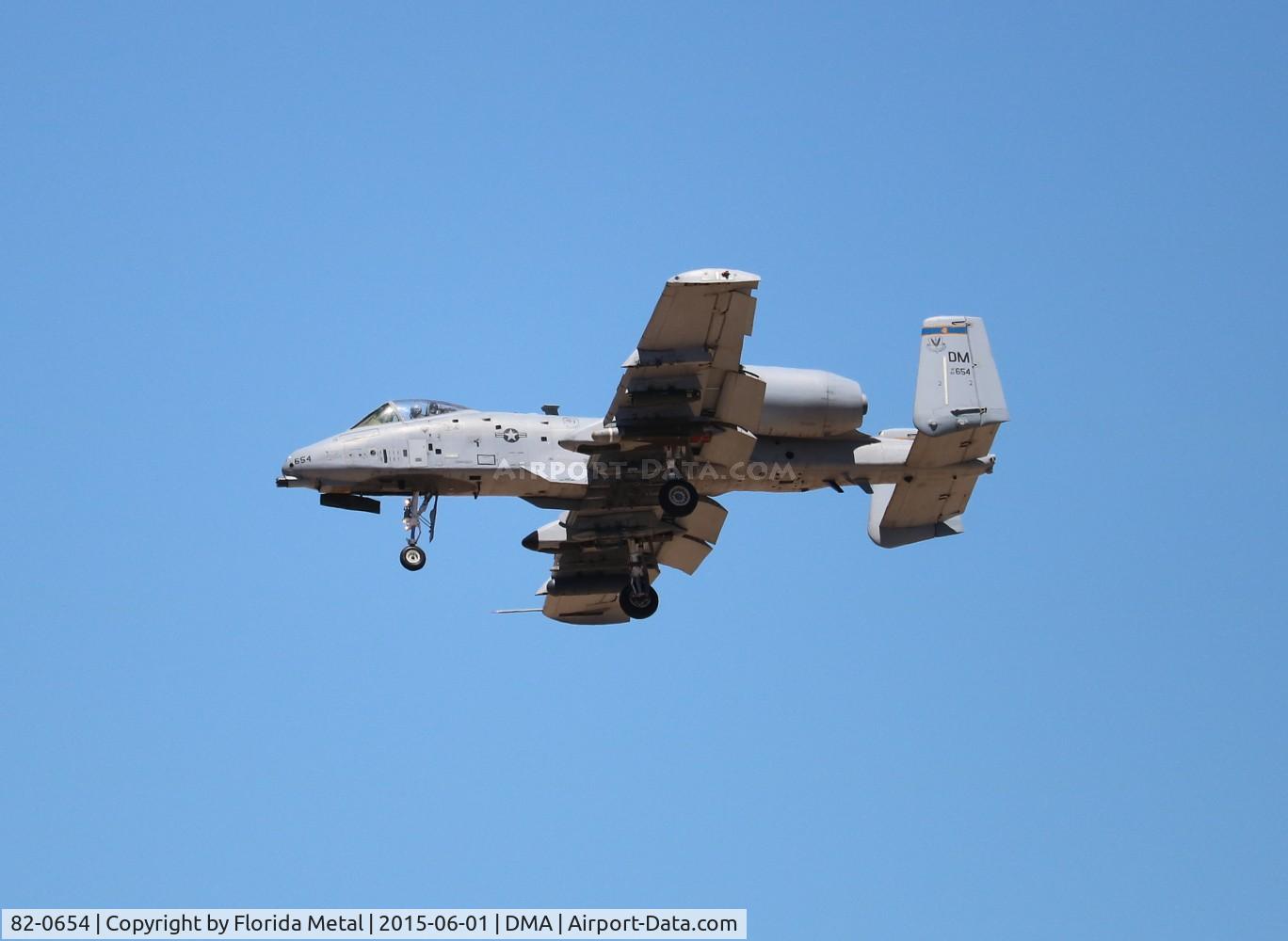 82-0654, 1982 Fairchild Republic A-10C Thunderbolt II C/N A10-0702, A-10A