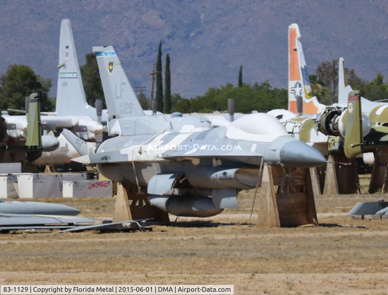 83-1129, 1983 General Dynamics F-16C Fighting Falcon C/N 5C-12, F-16C