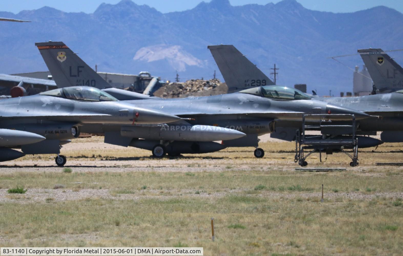 83-1140, 1983 General Dynamics F-16C Fighting Falcon C/N 5C-23, F-16C
