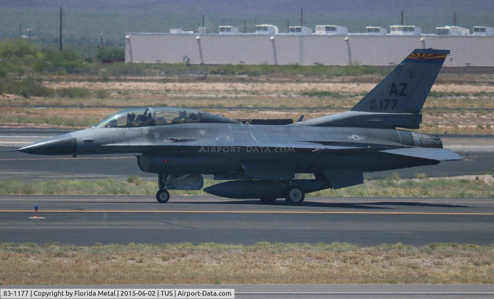 83-1177, 1983 General Dynamics F-16D Fighting Falcon C/N 5D-4, F-16D