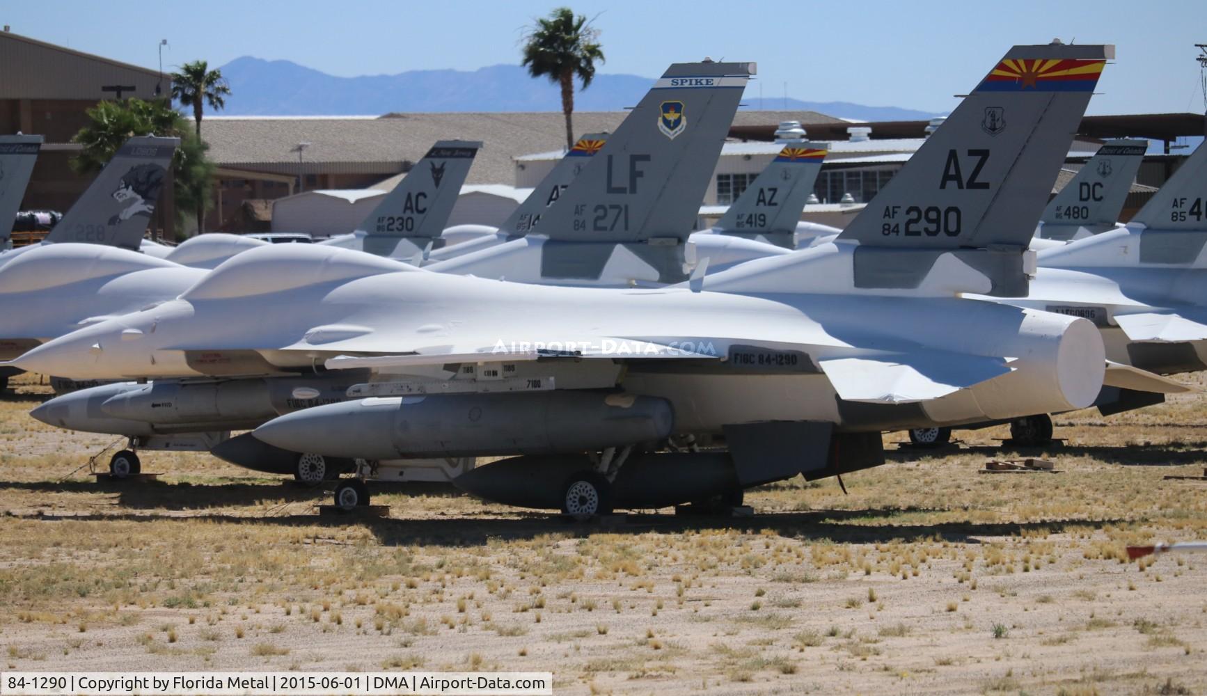 84-1290, 1984 General Dynamics F-16C Fighting Falcon C/N 5C-127, F-16C