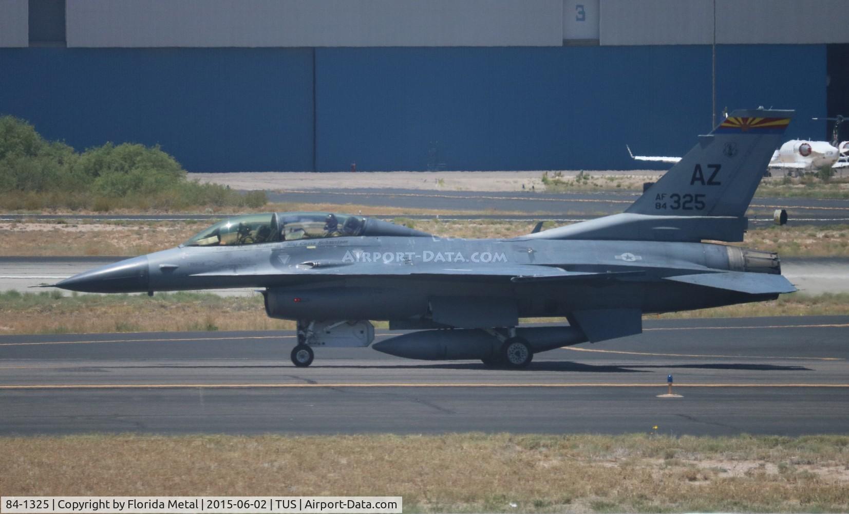 84-1325, 1984 General Dynamics F-16D Fighting Falcon C/N 5D-19, F-16D