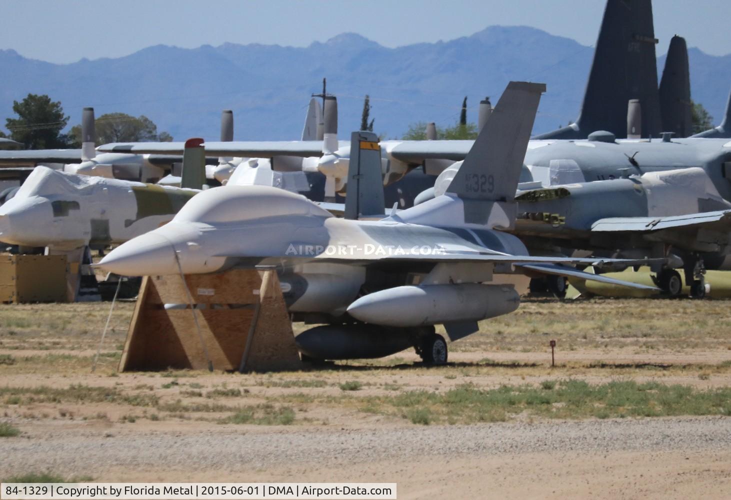 84-1329, 1984 General Dynamics F-16D Block 25E C/N 5D-23, F-16D