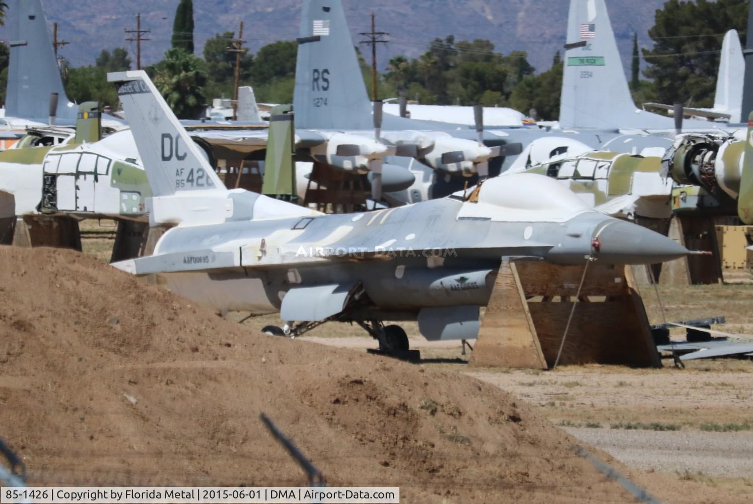 85-1426, 1985 General Dynamics F-16C Fighting Falcon C/N 5C-206, F-16C