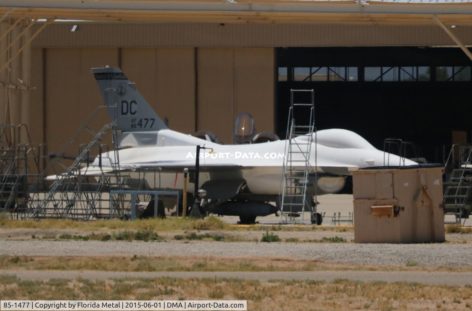 85-1477, 1985 General Dynamics F-16C Block 30A C/N 5C-257, F-16C