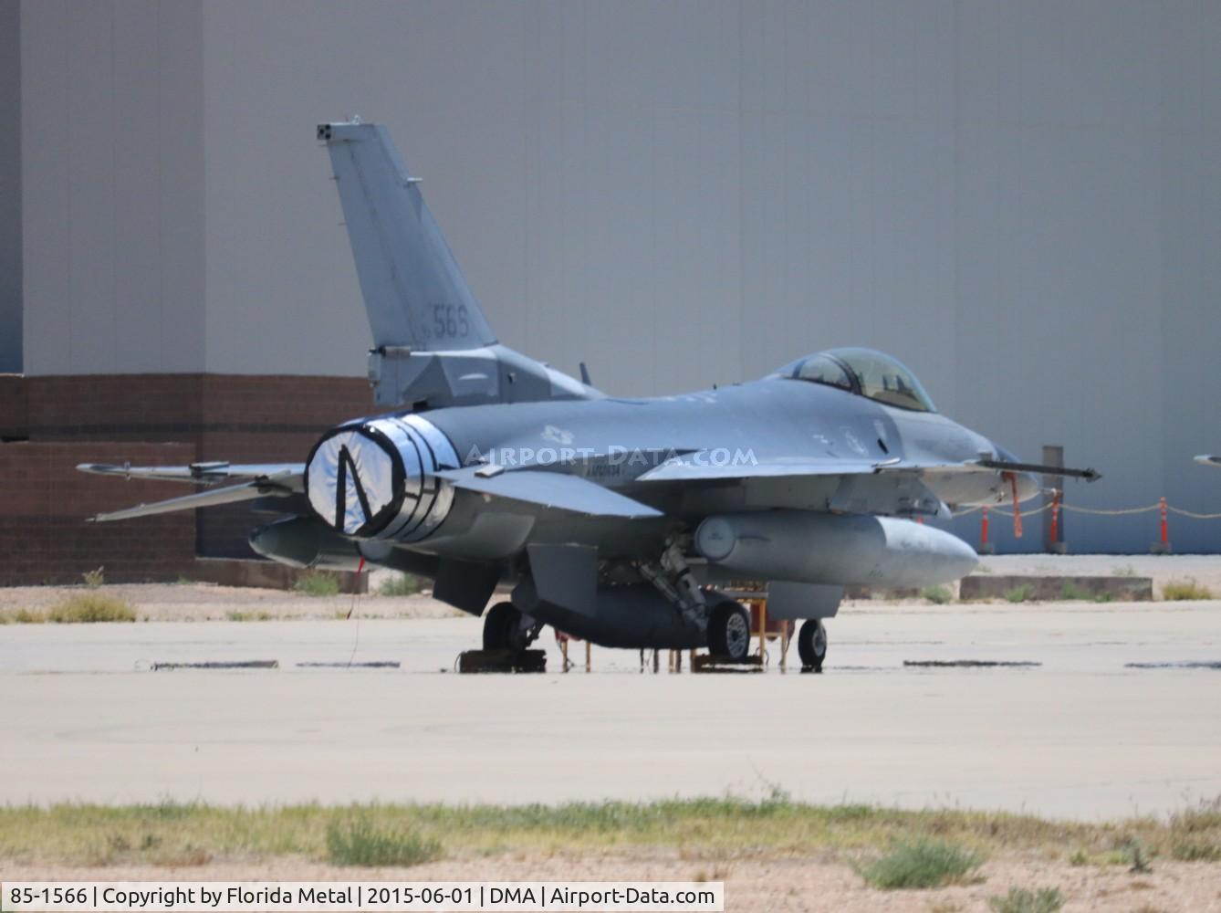 85-1566, 1985 General Dynamics F-16C Fighting Falcon C/N 5C-308, F-16C