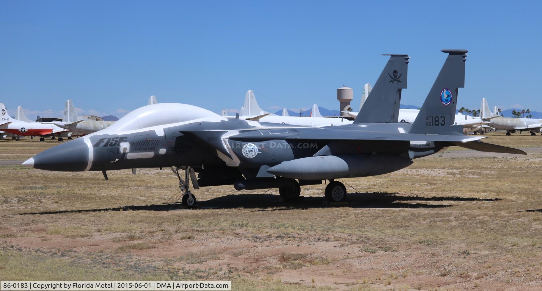 86-0183, 1986 McDonnell Douglas F-15E Strike Eagle C/N 0986/E001, F-15E