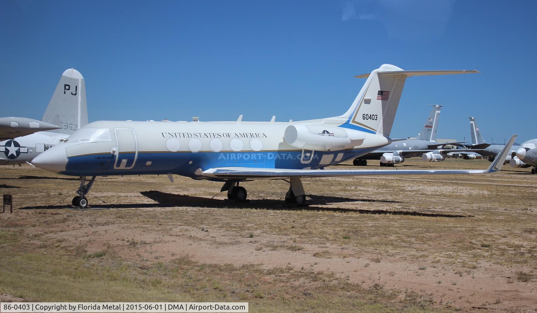 86-0403, 1985 Grumman C-20C Gulfstream III C/N 473, C-20C
