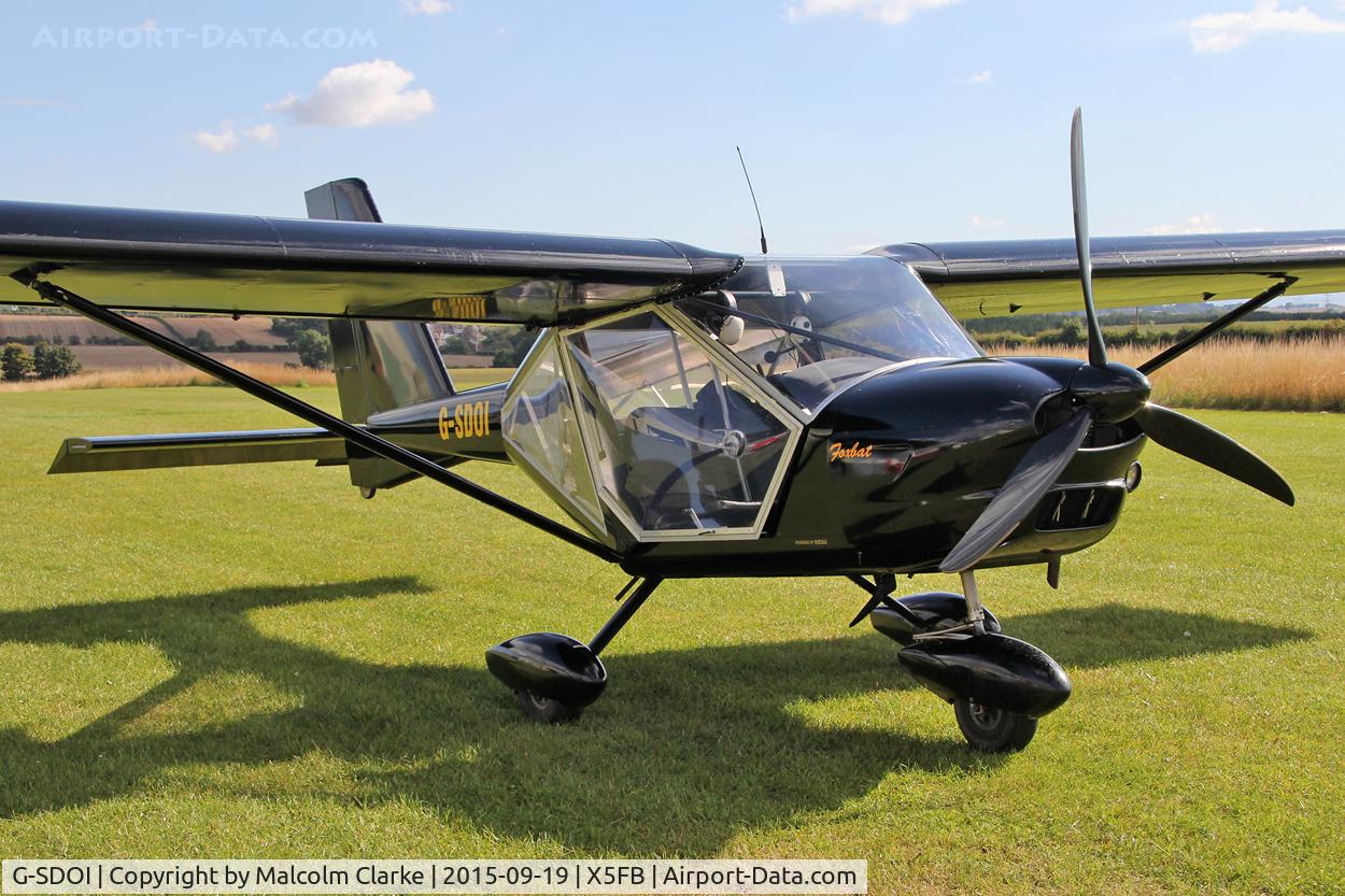 G-SDOI, 2003 Aeroprakt A-22 Foxbat C/N PFA 317-14064, Aeroprakt A-22 Foxbat, a visitor to Fishburn Airfield, September 19th 2015.