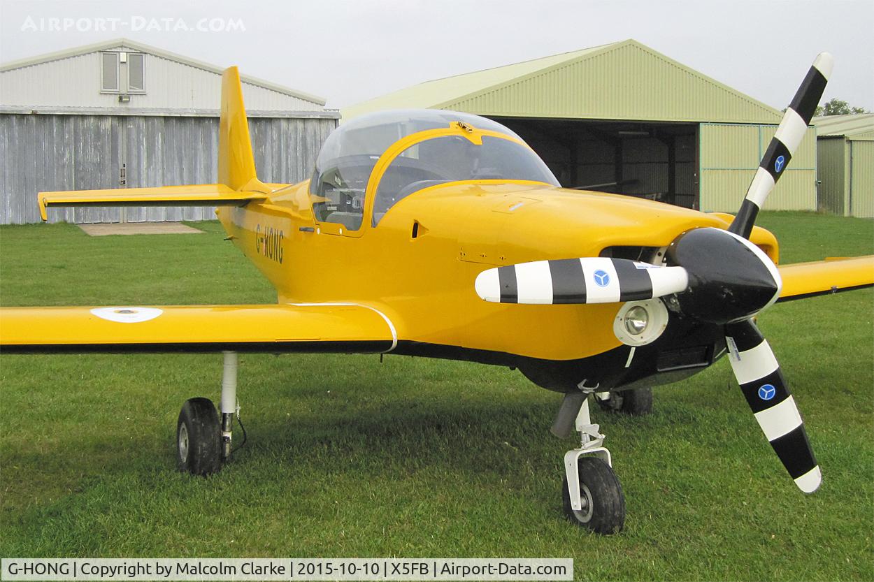 G-HONG, 1988 Slingsby T-67M-200 Firefly C/N 2060, Slingsby T-67M-200 Firefly at Fishburn Airfield, October 10th 2015.