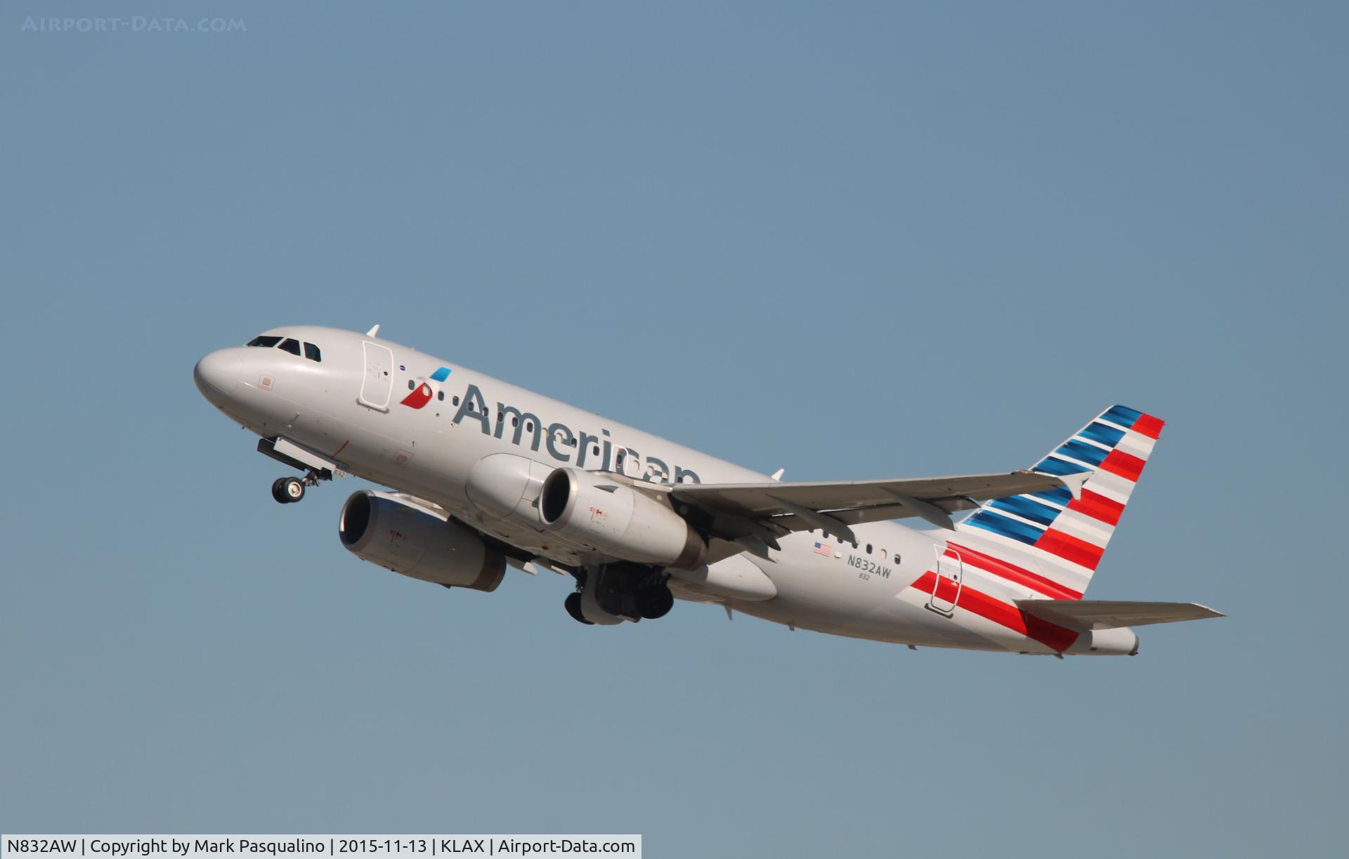N832AW, 2001 Airbus A319-132 C/N 1643, Airbus A319