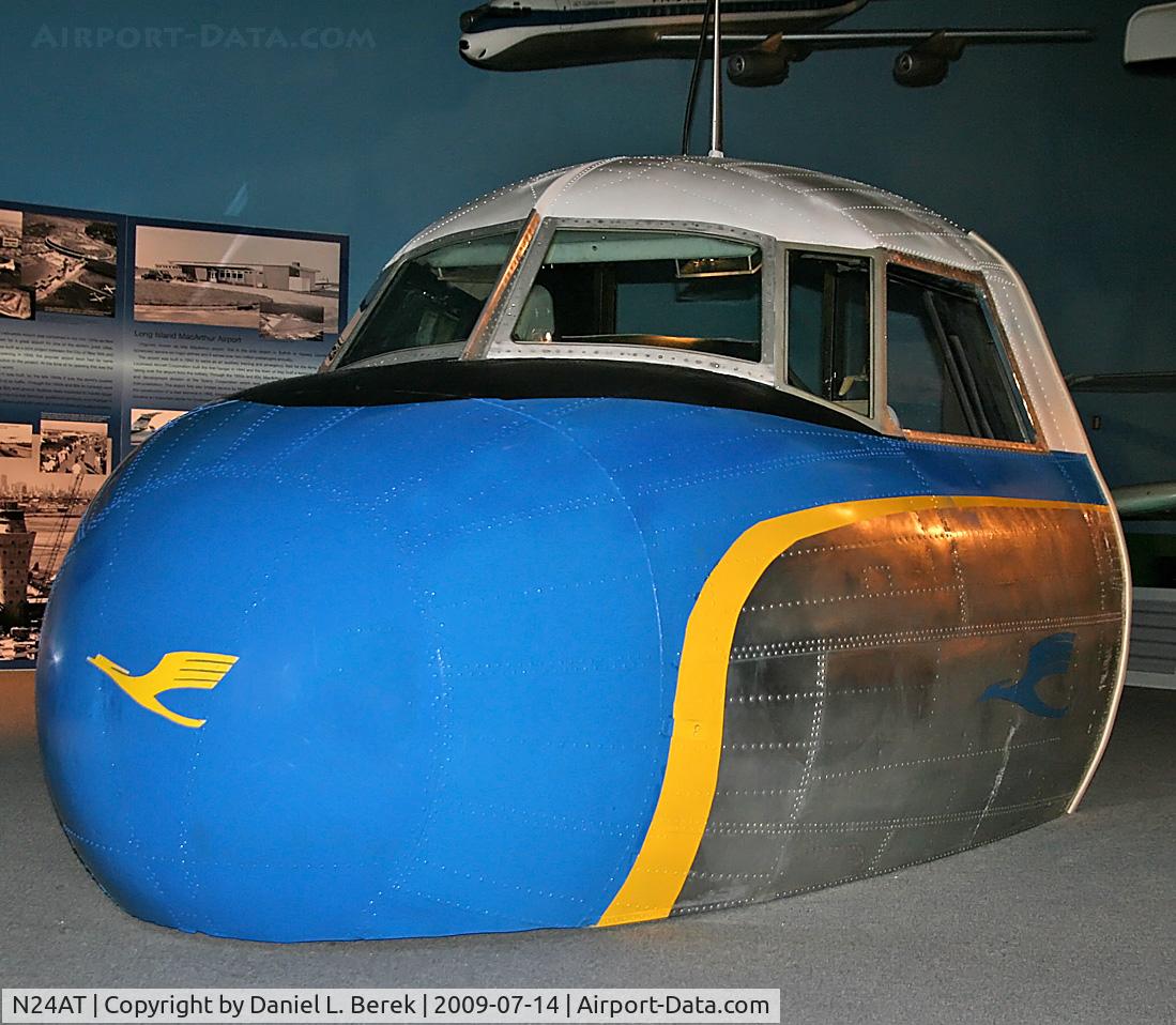 N24AT, 1954 Convair 440 Metropolitan C/N 148, The nose of this fine aircraft has been preserved and is on display at the Cradle of Aviation Museum, Garden City, NY.  It appears in early Lufthansa markings, though the aircraft never flew for the airline.