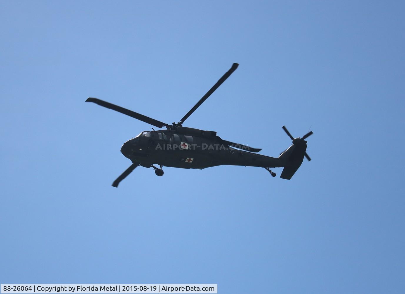 88-26064, 1988 Sikorsky UH-60A Black Hawk C/N 701283, UH-60A over Redington Beach FL