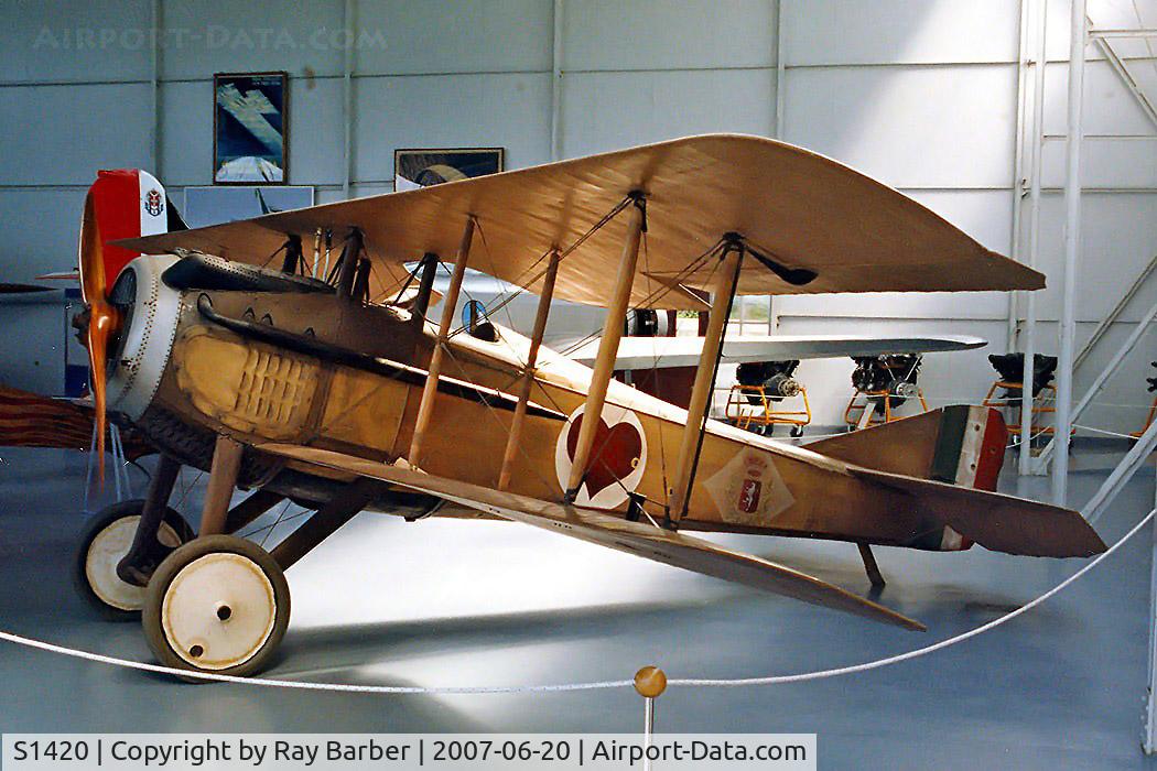 S1420, SPAD S-VIII Replica C/N S1420, Spad VII C1 [1420] (Italian Air Force) Vigna Di Valle~I 20/06/2007