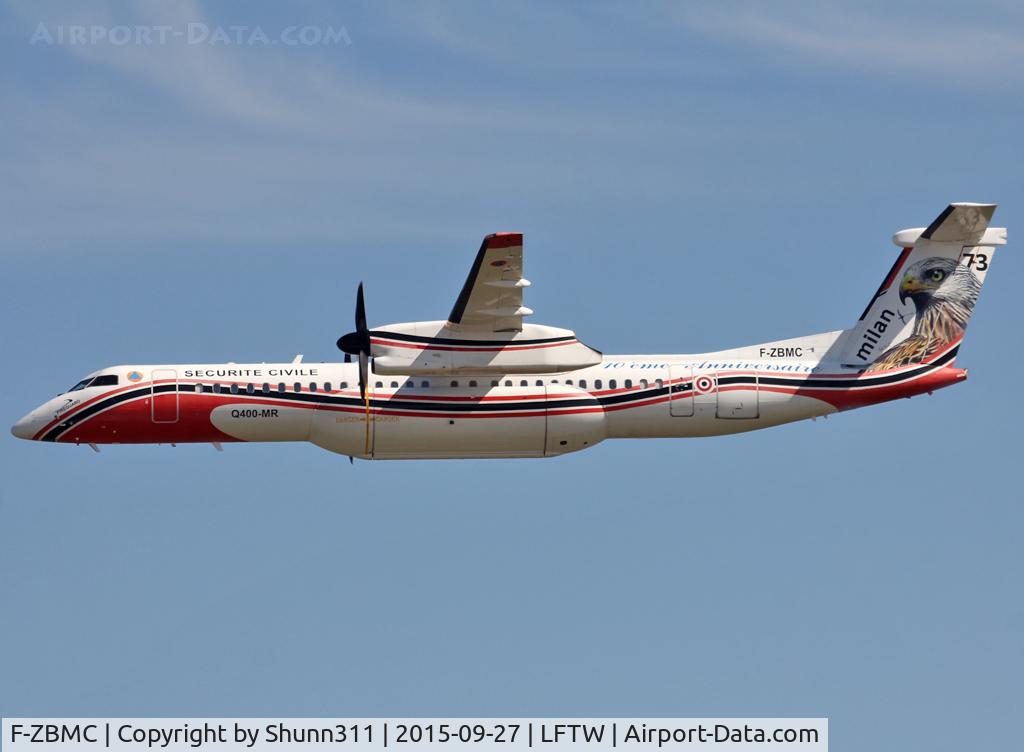 F-ZBMC, 2001 De Havilland Canada DHC-8-402Q-MR Dash 8 C/N 4040, Exhibited during FNI Airshow 2015