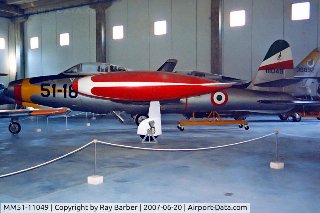 MM51-11049, 1951 Republic F-84G Thunderjet C/N 1502B, Republic F-84G Thunderjet [51-11049] (Italian Air Force) Vigna Di Valle~I 20/06/2007