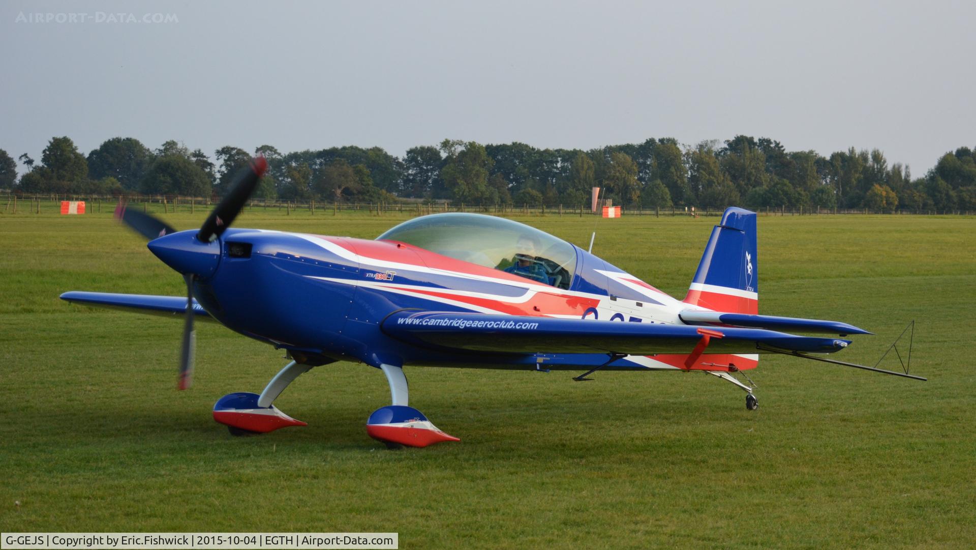 G-GEJS, 2015 Extra EA-300LT C/N LT032, 3. G-GEJS at The Shuttleworth 'Uncovered' Airshow (Finale,) Oct. 2015.