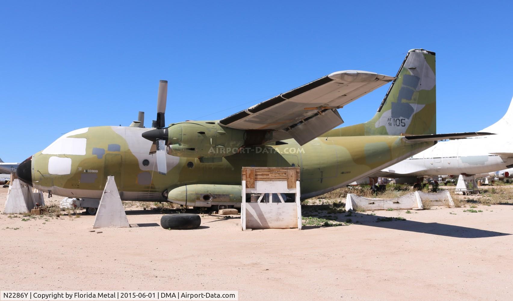 N2286Y, Alenia C-27A Spartan C/N 91-0105, C-27A Spartan